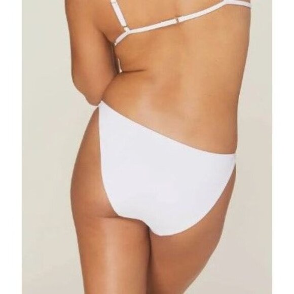 Andie Swim Tropez White Medium Bikini Bottom Swimsuit - Picture 3 of 7